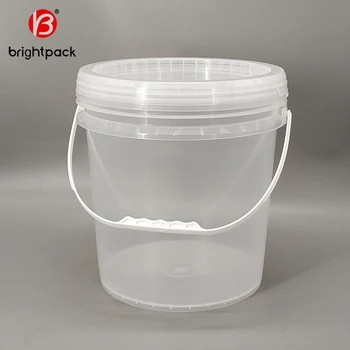 10 litre food grade plastic bucket with lid