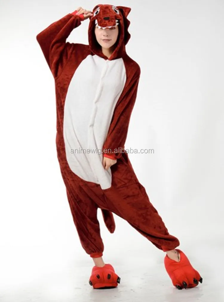 卸売フランネルパジャマkartoonユニセックス大人赤悪党onesieオオカミ動物の着ぐるみパジャマ衣装コスプレハロウィーン Buy 動物onesie 大人赤悪党onesie狼 悪党狼のパジャマ衣装赤 Product On Alibaba Com