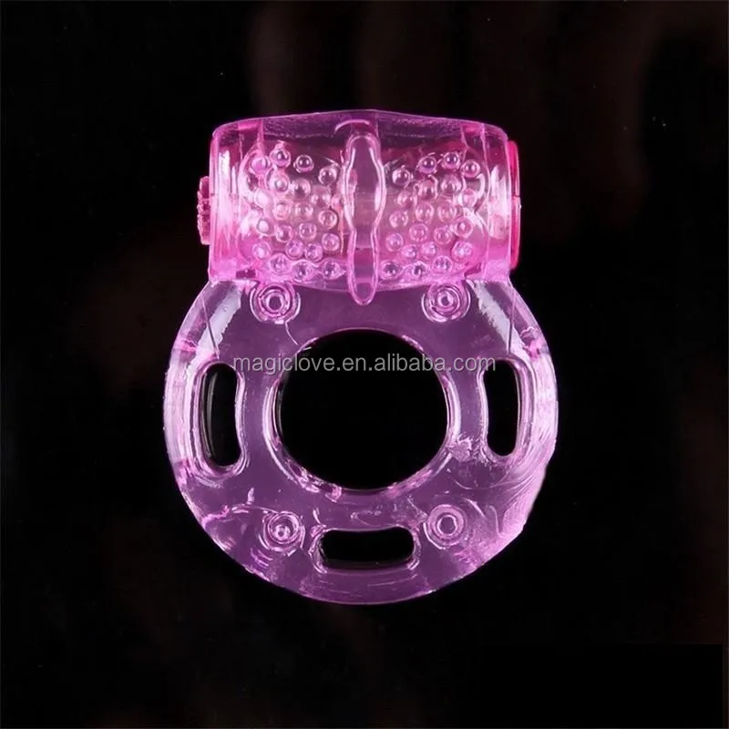 Hot Sale Silicone Vibrating Penis Cock Ring Sex Toys Vi