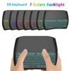 Original D8 PRO backlit 2.4G Wireless Keyboard with Backlighting Touch Layout for Android TV Box Aerb