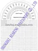 KEARING,MILITARY PROTRACTOR GRIDED TEMPLATE WITH PROTRACTOR,MILITARY TYPE TEMPLATE, #KMP-10