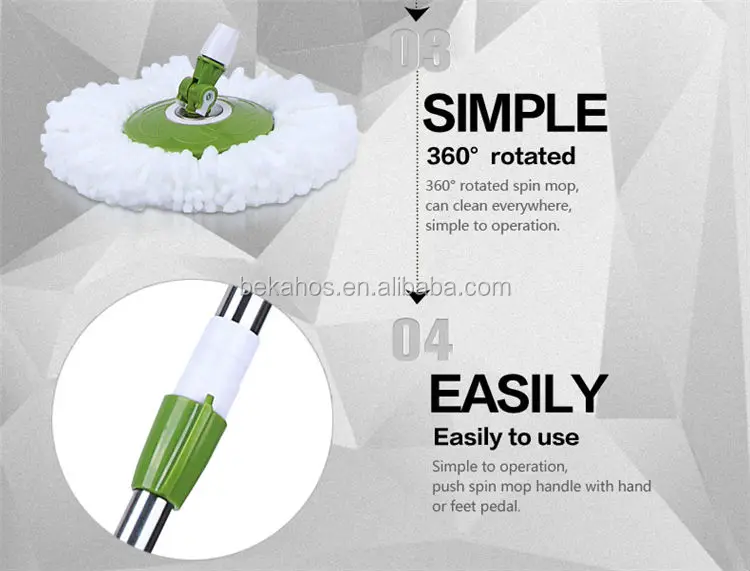 Spin Mop Cool Series Yellow+Green (5)