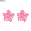 JuJia Stock New Arrive Smooth Surface Earrings Reflective Flower Stud Earrings For Women
