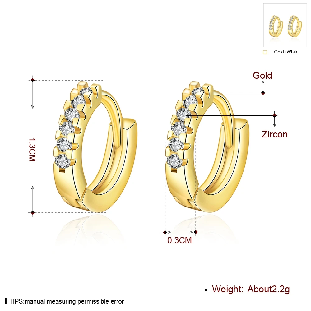 China Factory Wholesale Zircon Diamond Self Piercing Hoop Earrings Malabar Gold Earrings Buy