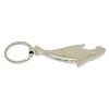 Wholesale Fasion Design Custom Logo Dolphin Shape Metal Keyring Bottle Opener Key Chain