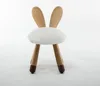 Wholesale various new products Nordic children's chair Wooden cute various animal stools
