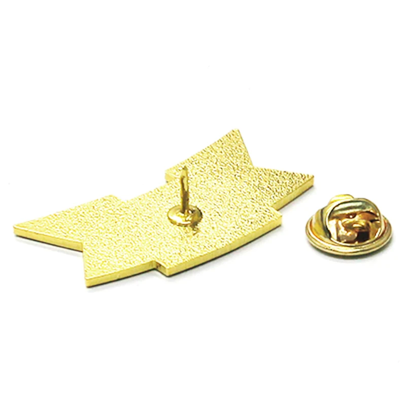 Wholesale Cheap Custom Enamel Canada Double Flag Lapel Pin Buy Crown