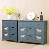 Mediterranean Antique style Solid Wood Storage Cabinet