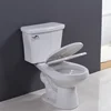 back to wall two piece toilet tornado flushing system made in china