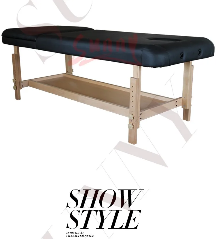 Fixes En Bois Table De Massage,Lit De Massage,Salon De Beauté
