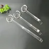 PC acrylic spoons with long handle transparent plastic pearl sauce spoon special for buffet