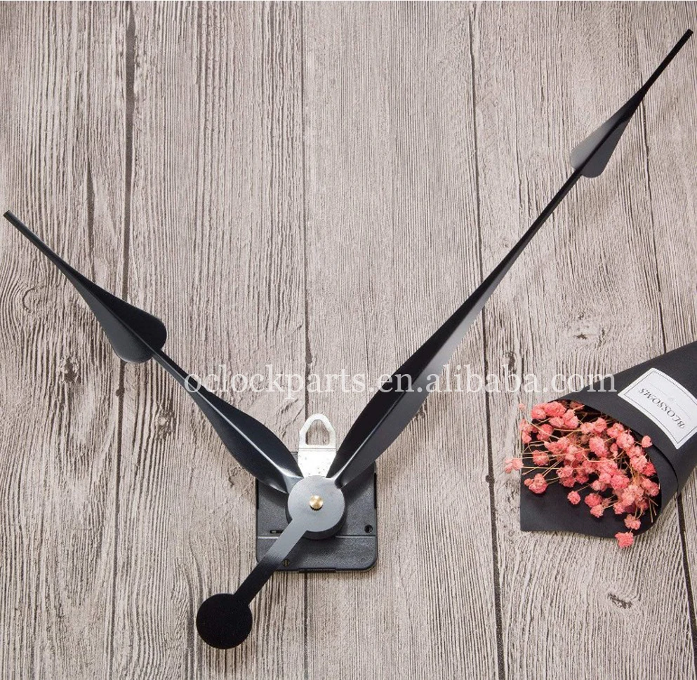 Modern Large Aluminum Extra Long Clock Big Hands With High Torque Clock