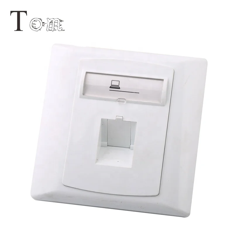 MB-17-01 86x86 TOM Cat6 faceplate rj11 rj45 1 port modular keystone jack network face plate(2).jpg