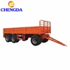 Two Axle Full Trailer Type Drawbar Flatbed Container Draw Bar Cargo Trailer