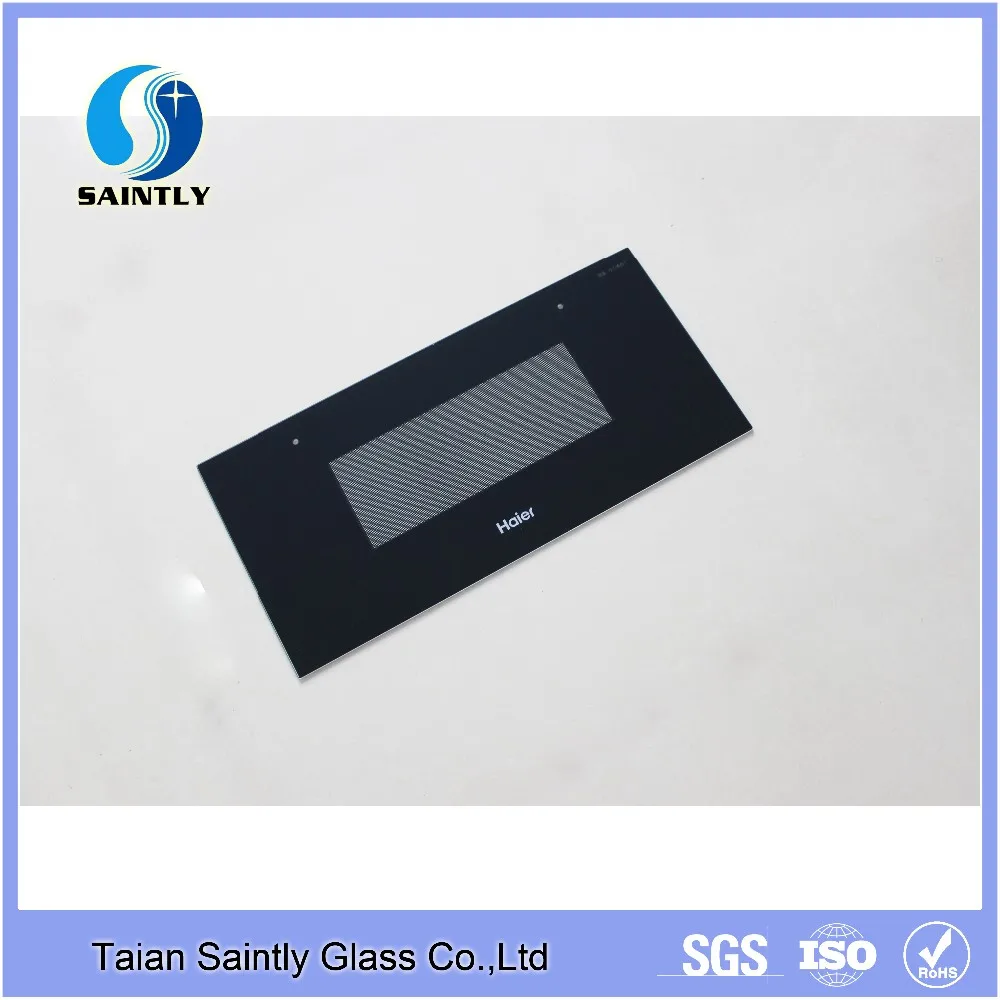 4mm Tempered Oven Door Glass For Microwave Door With Silk Screen