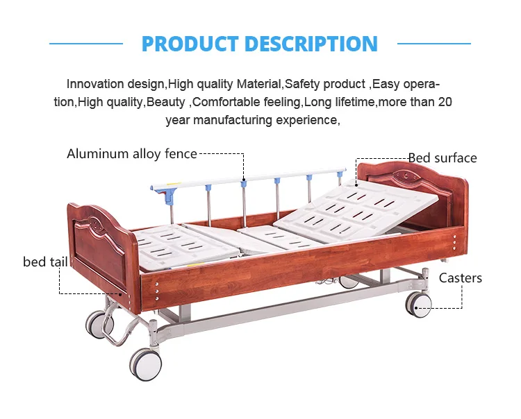 Rotating Old People Home Care Hi Lo Beds / High Low Hospital Bed for sale –  Rotating Hi lo bed manufacturer from china (110381042).