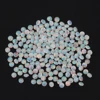 Keep Stock OP17 White Synthetic 2mm Round Diamond Cut Opal