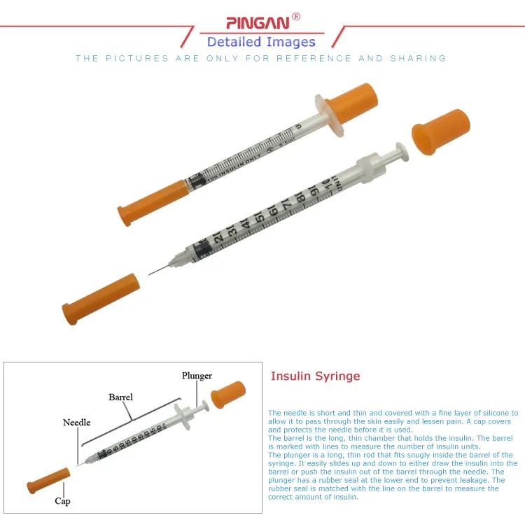 Hot Sale Disposable U40/u100 Insulin Syringe With Fixed Needle Buy