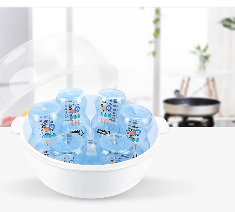 Cheap Ecofriendly Pp Material Microwave Baby Feeding Bottle Sterilizer