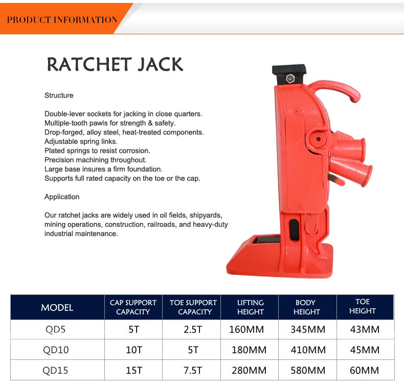 mechanical ratchet jack