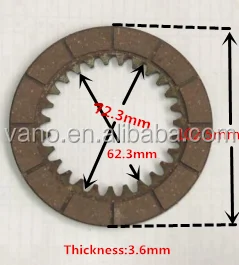 OEM Quality MZ250 ETZ Motorcycle clutch disc