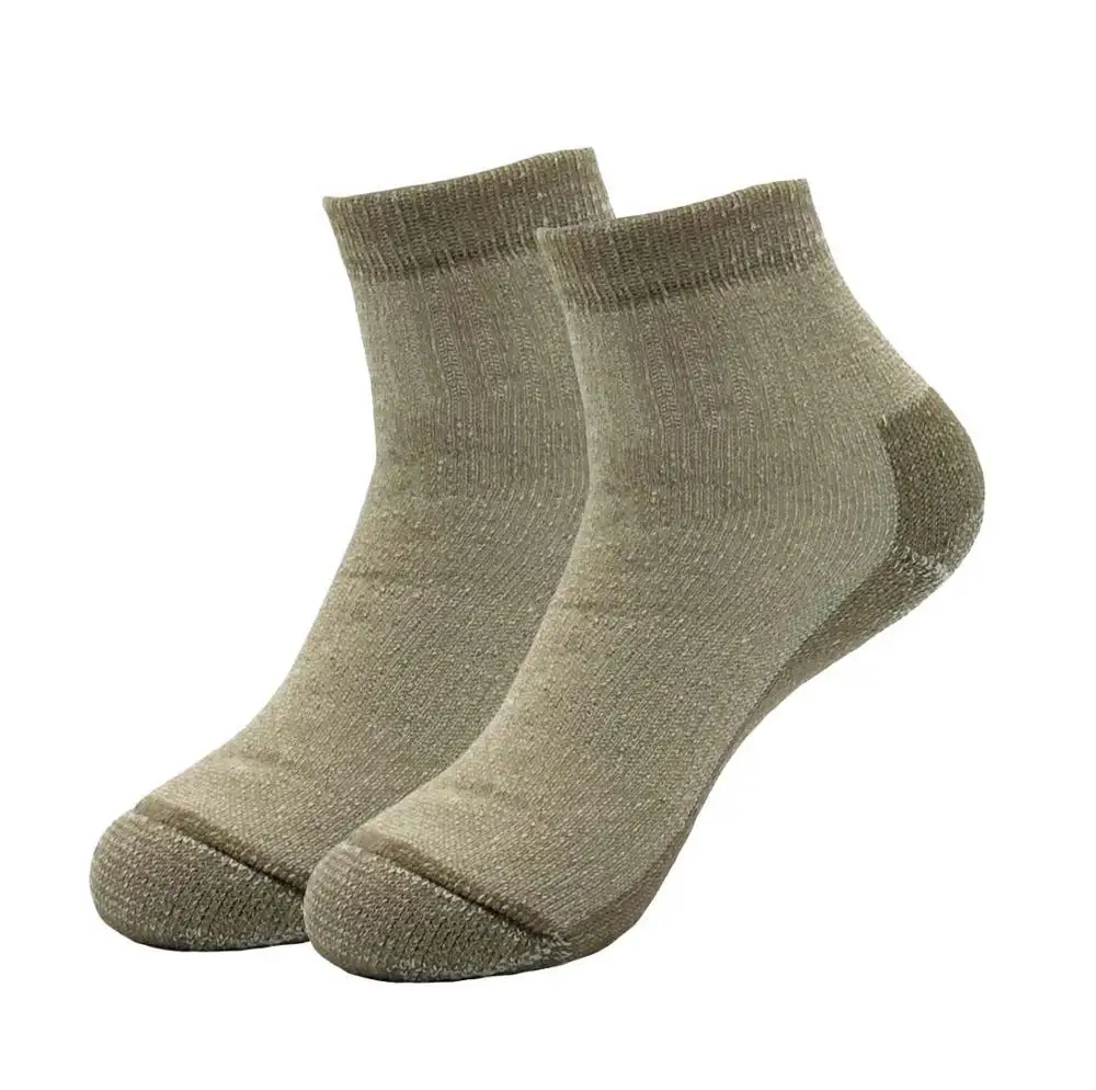 Y003 Khaki Classic Style Cotton Men Prima Sport Short Ankle Socks