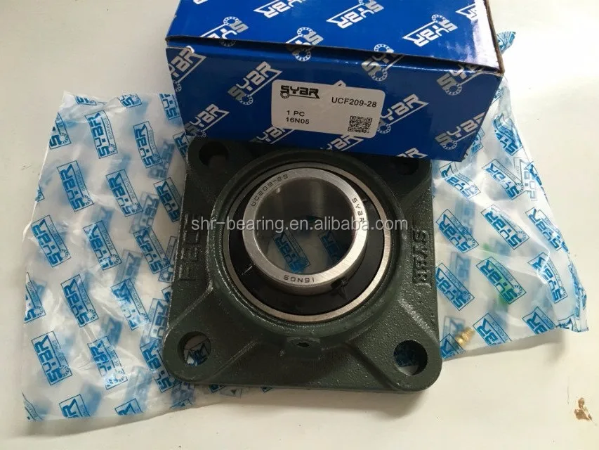 1.75 in Square Flange Units Cast Iron UCF209-28 Mounted Bearing UC209-28+F209 