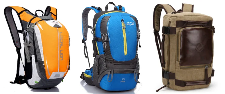 hiking bookbag