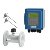Inline flanged ultrasonic flow meter