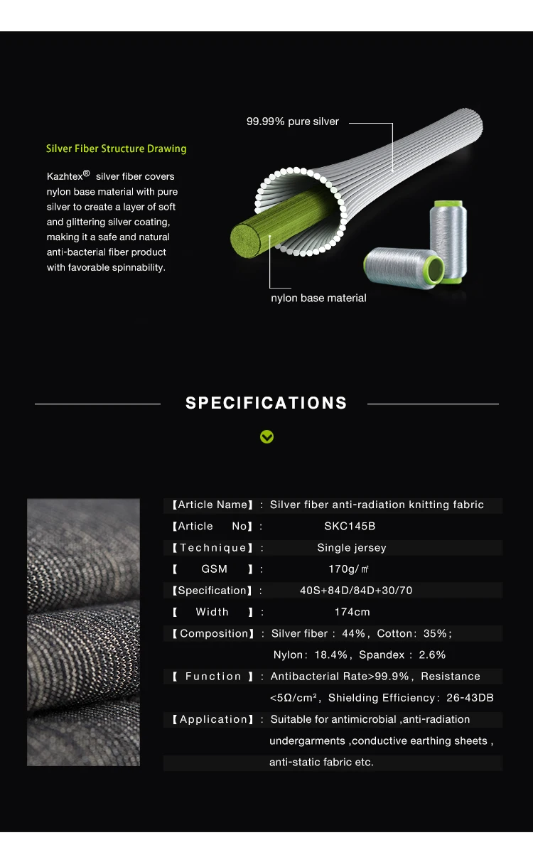 Wholesale Knitted Anti Radiation Shielding Fabric Buy Anti Radiation