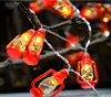 1m 10 led lantern LED battery creative mini Lantern Festival wedding Halloween decoration lighting bedroom outdoor lights string