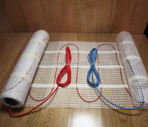 Twin Conductor Electrical Radiant Floor Mats Heated Resistant