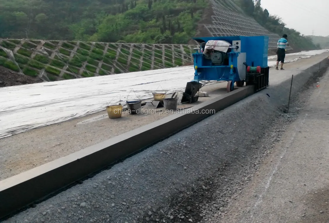 Automatic Concrete Curb And Gutter Machine For Highway Blocks - Buy