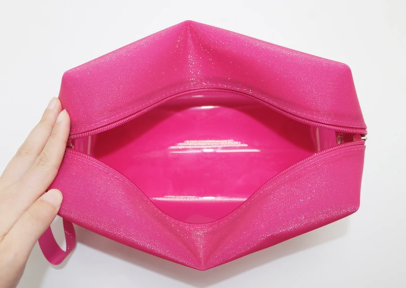 pink shiny cosmetic bag9.JPG