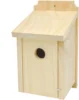 Solid wood swallow bird with breeding box outdoor eaves