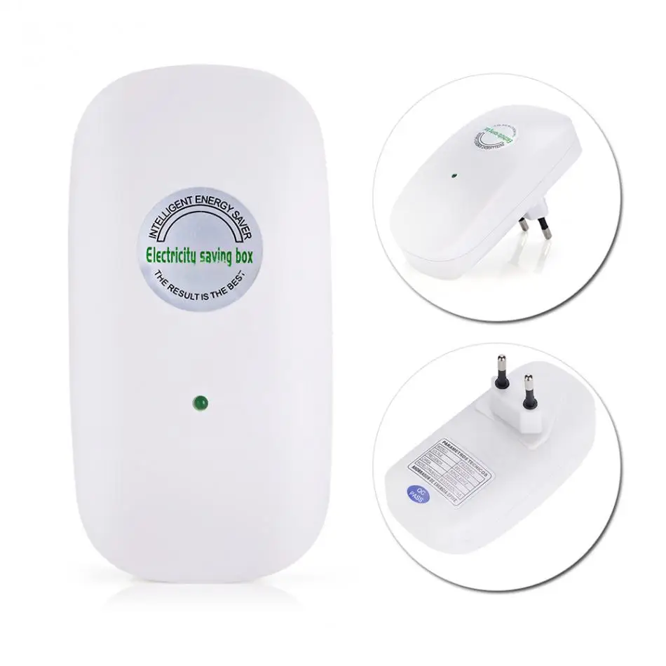 90-250V Home Intelligent Power Electricity Energy Saver Box Saving U/ EU Plug Free Shipping