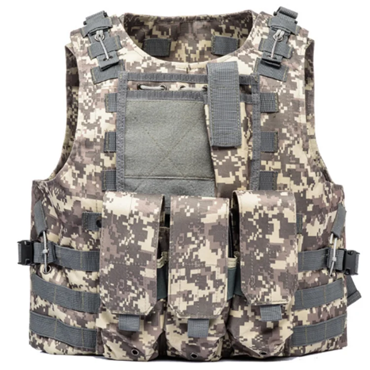 Adjustable Tactical Military Airsoft Molle Combat Army P Vest K2G8 Super Ca Y5J4 