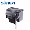 hang on back cascade biological water filter system for extra aeration and water purification in fish tank aquarium