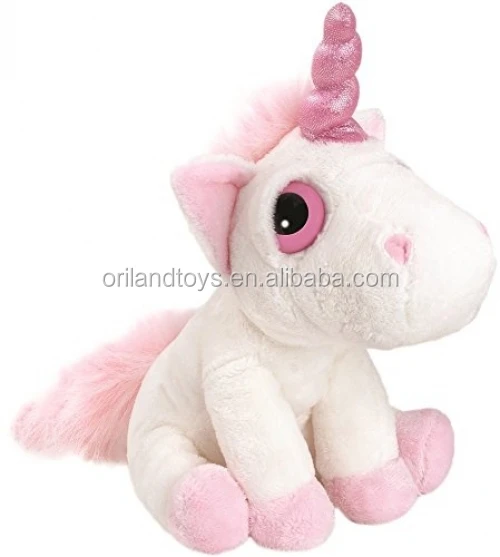 white unicorn plush toy