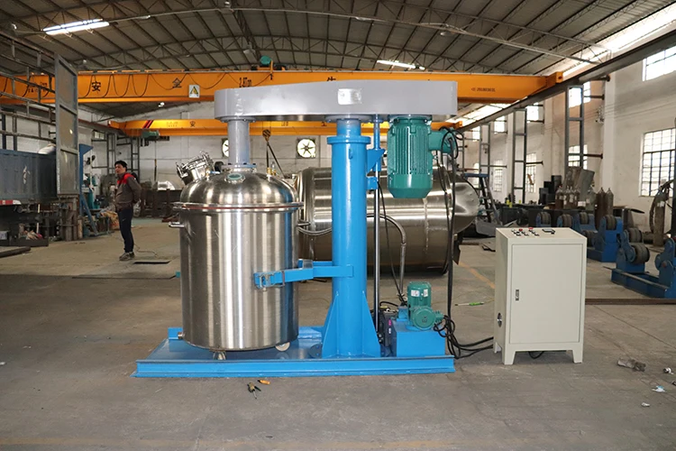 High speed shear dispersing machine and mixing equipment with Vacuum