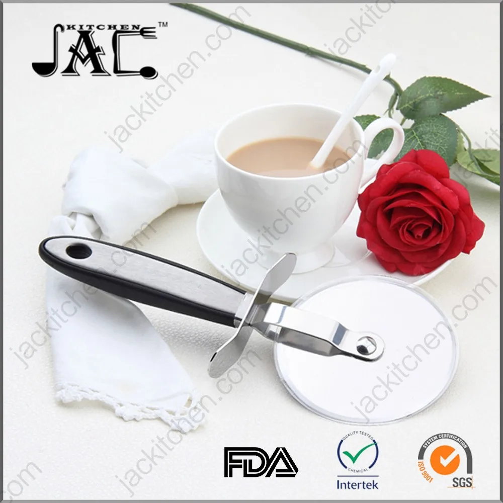 Sharp Stainless Steel Pizza Cutter and Wheel