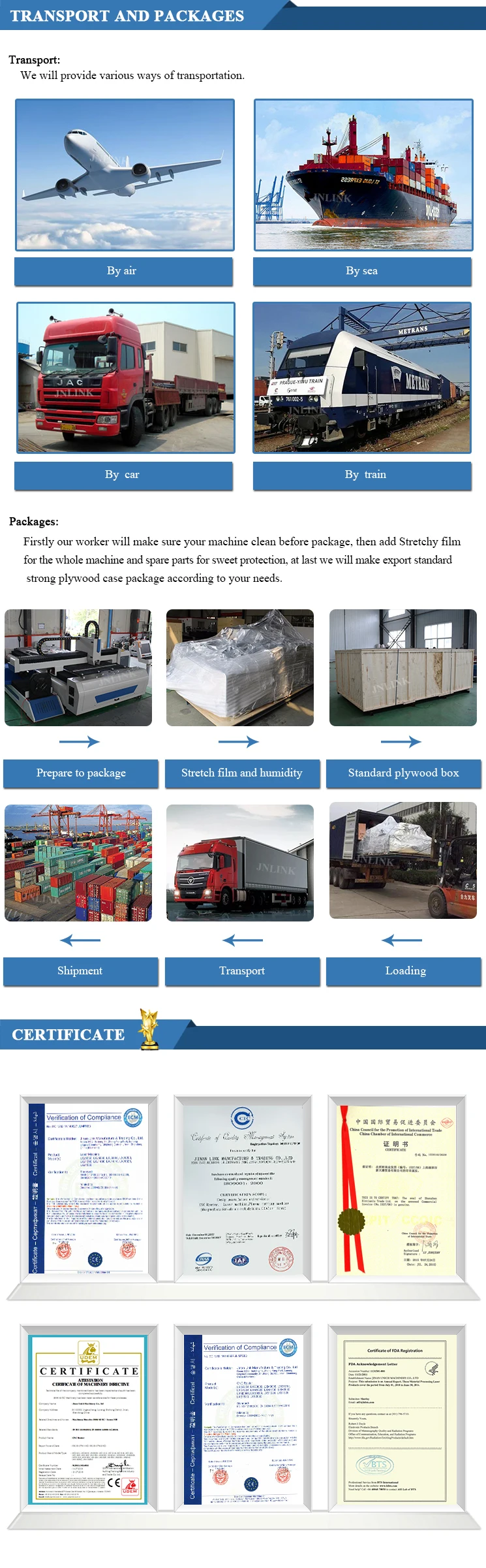 High quality manganese steel gantry moving laser fiber metal cutting machine for tube and plate