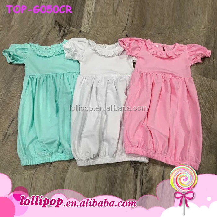 ruffle baby gown blanks