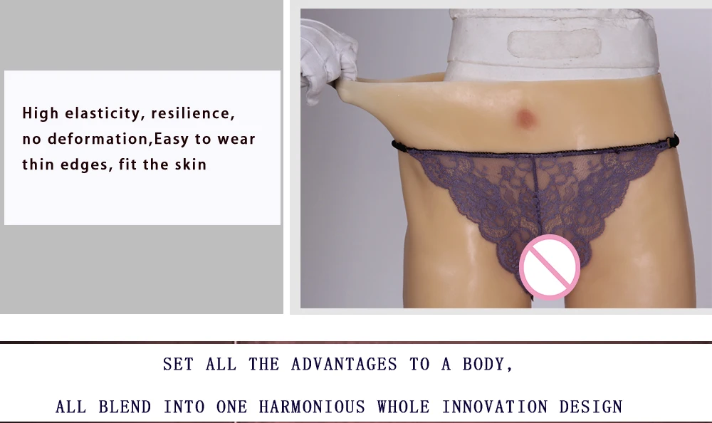 Fake Pussy Underwear For Crossdresser Transsexuals Drag Queen Shemale Sexy Girls Pussy Virginity Vagina