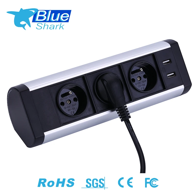 Hot Sale Uk Power Meeting Room Tabletop Clamp Usb Charger Power Data