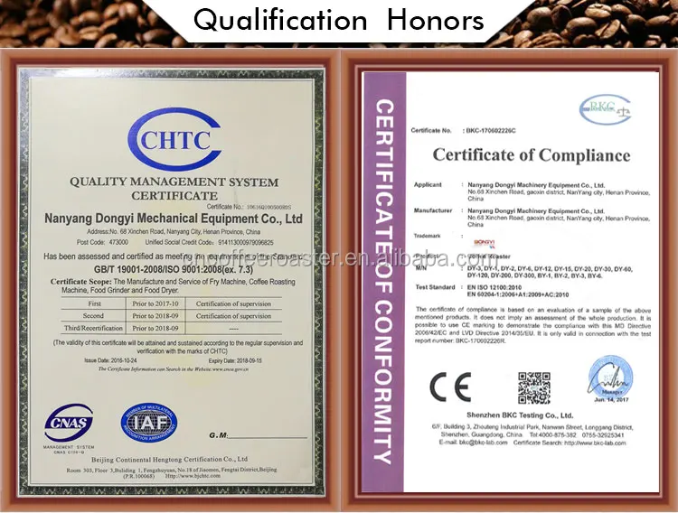 Dongyi DY12 commercial coffee roaster professional coffee bean