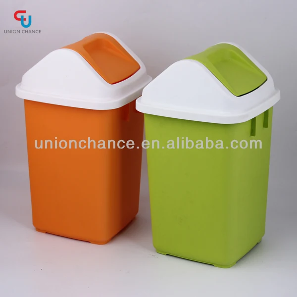 cute fashion plastic trash bin novelty clear garbage trash can