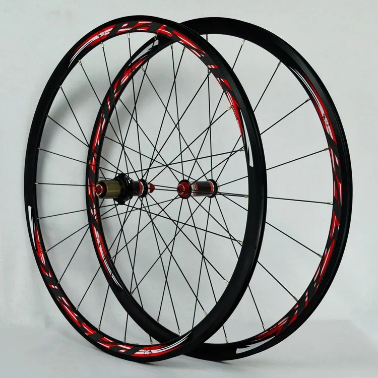 700c Alloy Wheel Bmx Road Bicycle V Brake Carbon Hub Ultralight Aluminum Rim Mountain Bike