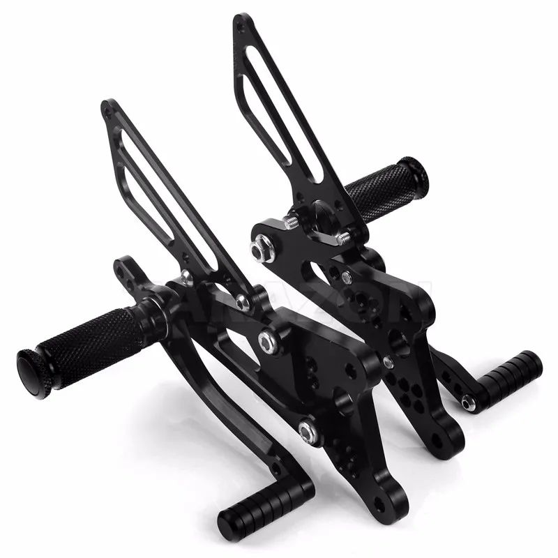 Cnc Alloy Aluminium Adjustable Motorcycle Rear Set For Kawasaki Zx6r Zx