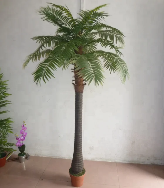artificial tropic areca betel-nut palm bonsai supplies